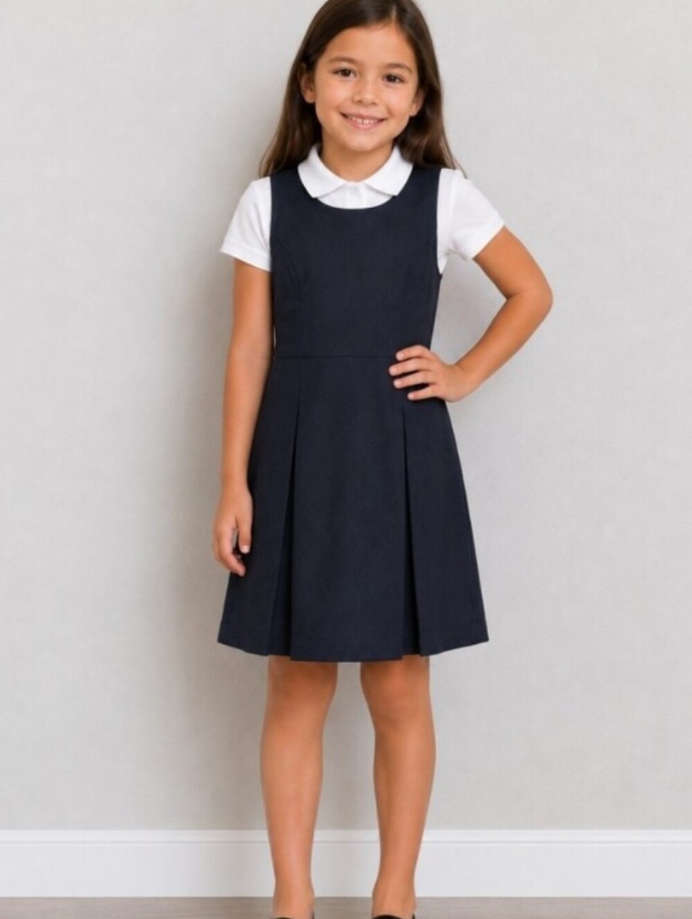 GEORGE Navy Blue Uniform Jumper 8 Kids